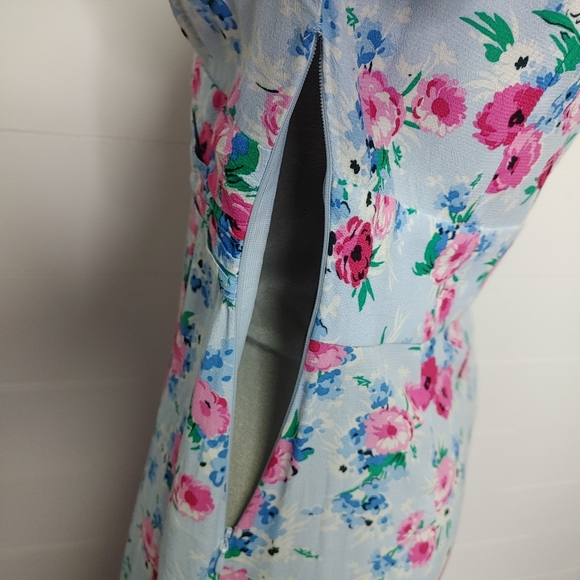 Zara floral midi dress size M - Picture 12 of 15